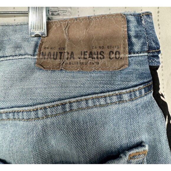 The Scrappy Camper Womens Jeans Sz XL FairyGrunge Boho Festival Upcycled Floral - Picture 8 of 16